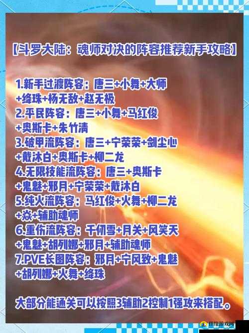 古榕阵容搭配绝杀攻略！斗罗大陆魂师对决必看神级组合